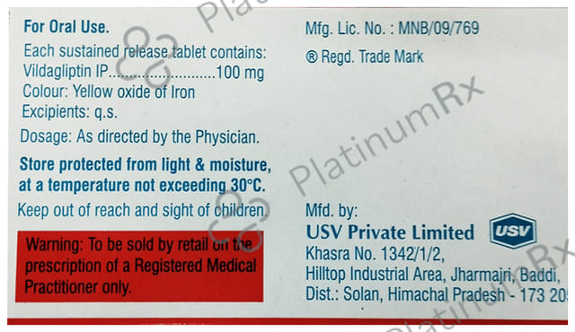 Jalra OD 100mg Tablet SR 15s