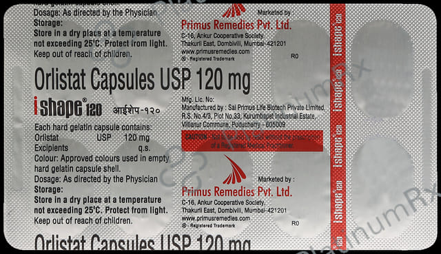 Ishape 120mg Capsule 10s