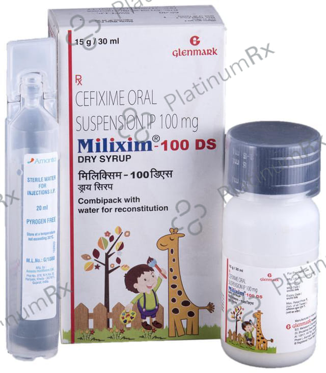 Milixim 100mg DS Dry Syrup 30ml