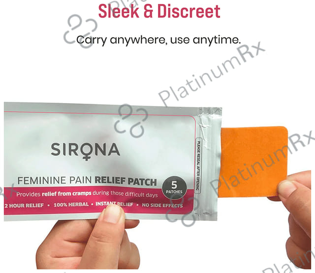 Sirona Feminine Pain Relief Patch