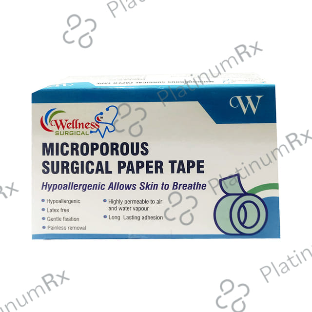 Wellness Surgical WSAP02 Microporous Paper Tape 1inch x 9.14m