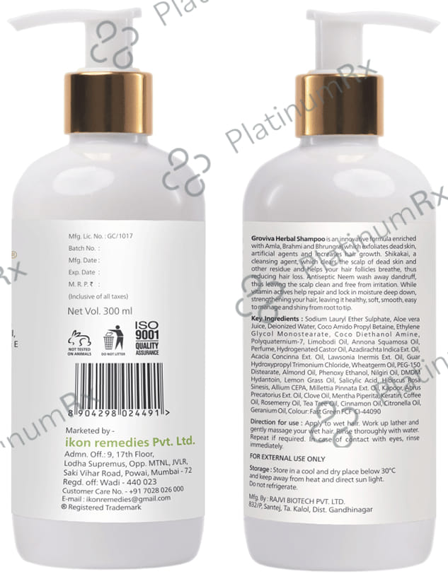 Groviva Herbal Shampoo