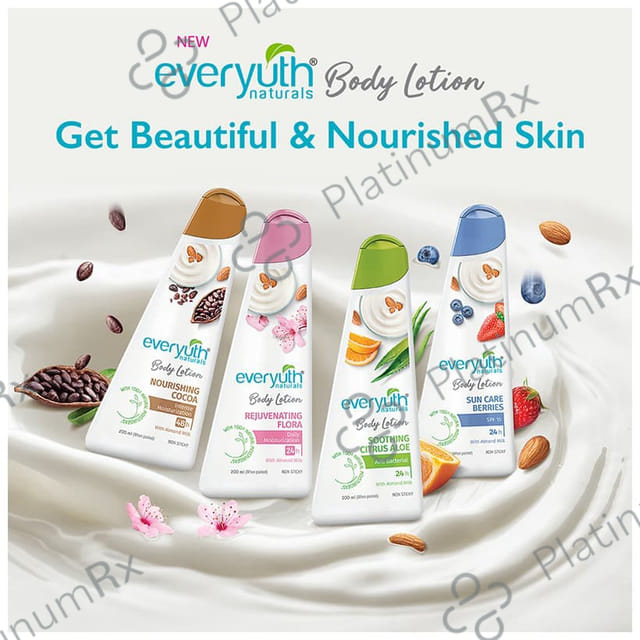 Everyuth Naturals Soothing Citrus Aloe Body Lotion 200 ml