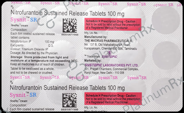 Sysnit SR 100mg Tablet 15s