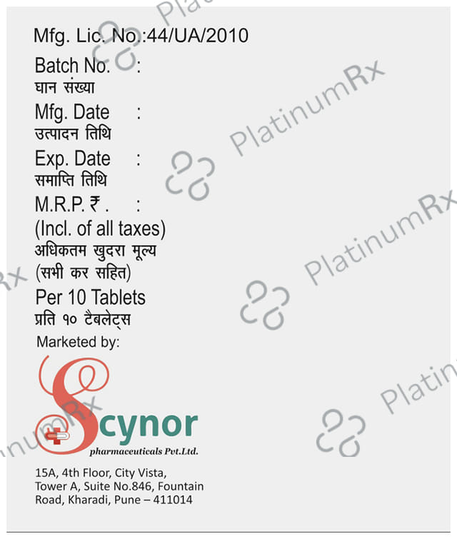 Tenlytop 500/20mg M Tablet SR 10s