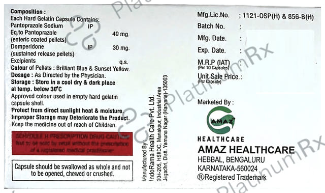 Cupan DSR 30/40mg Capsule 10s