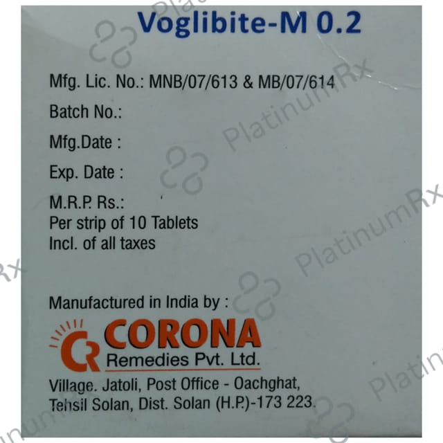 Voglibite M 0.2mg Tablet SR 10s