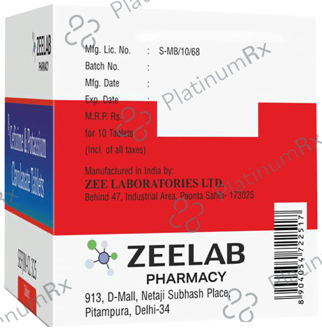 Sefjim-CL 325 Tablet