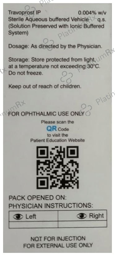 Travoflo Eye Drop BAK Free