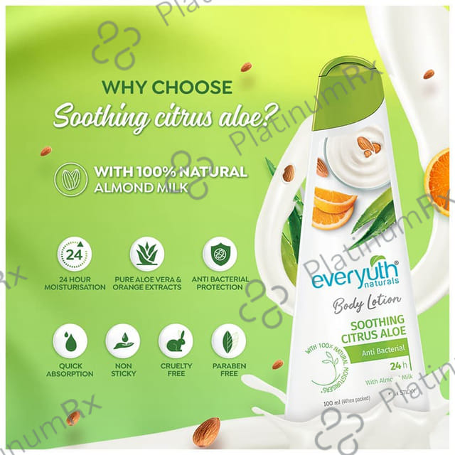 Everyuth Naturals Body Lotion Soothing Citrus Aloe