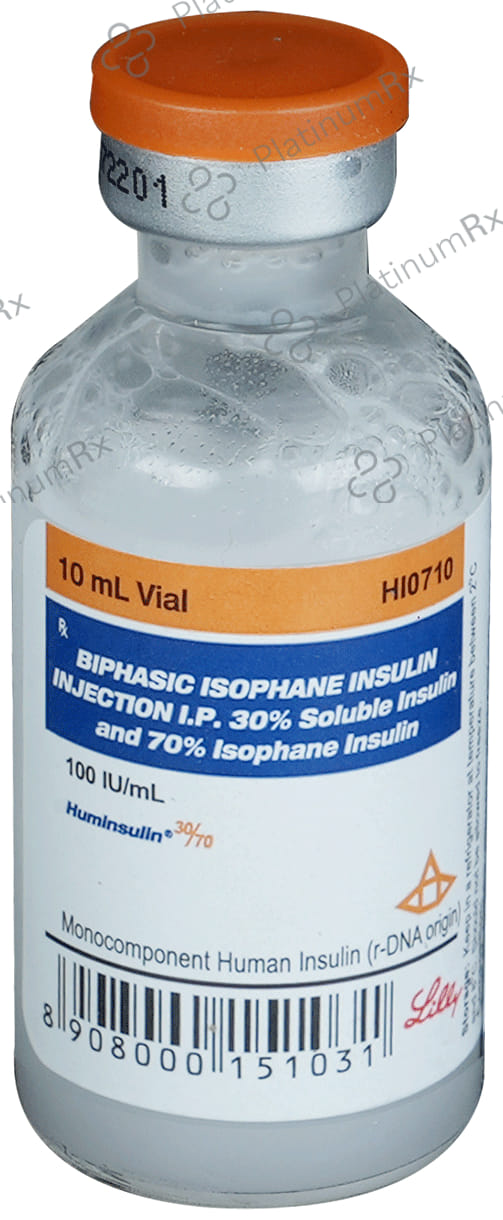 Huminsulin 30/70 (100 IU/ml) (1*10ml Vial)