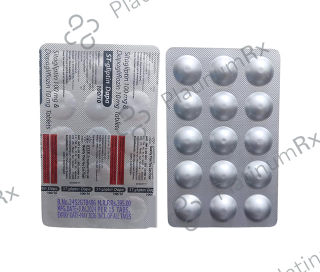 St Gliptin Dapa 10/100mg Tablet 15s