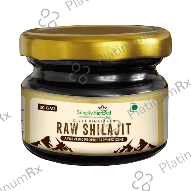Simply Herbal Divya Shilajit Raw Shilajit Resin