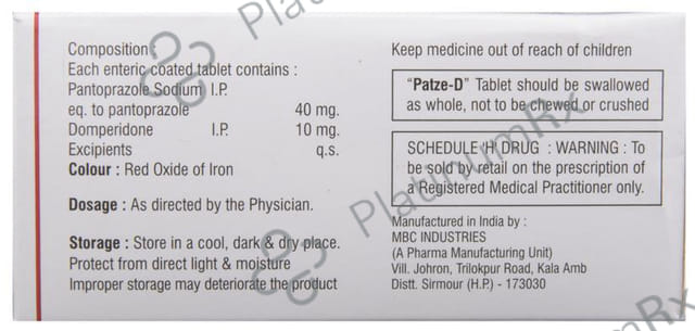 Patze-D Tablet