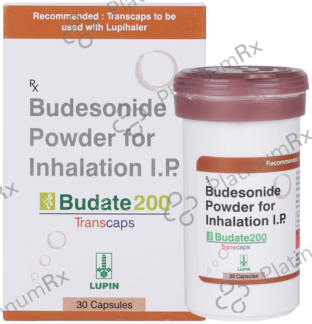 Budate 200mcg Transcaps 30s