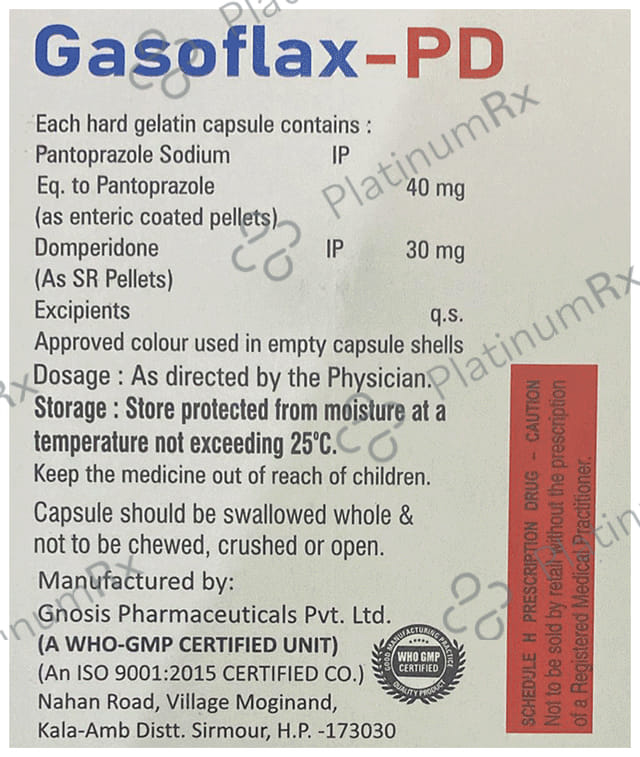 Gasoflax PD 30/40mg Capsule PR 10s