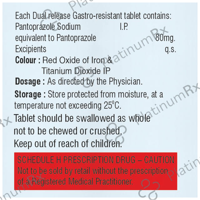 Pantovil 80 DR Tablet 15s