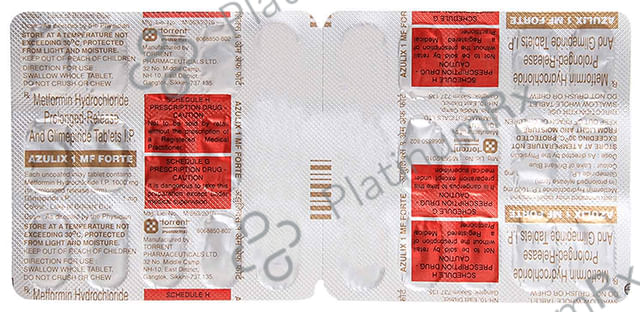 Azulix 1 MF Forte 1/1000mg Tablet PR 15s