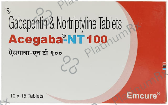 Acegaba NT 100/10mg Tablet 15s