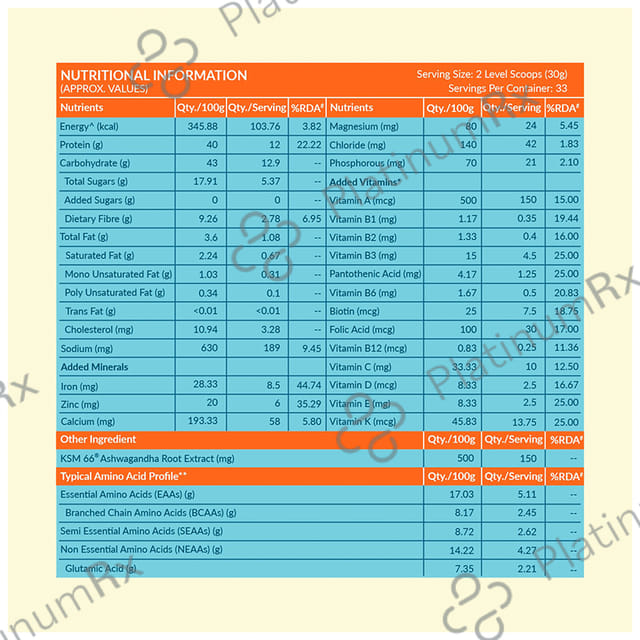 Healthkart HK Vitals Protein Up Active for Strength & Energy - No Added Sugar - Flavour Chocolate