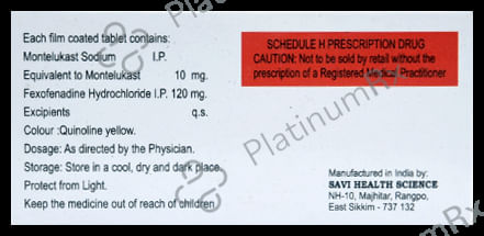 Montegra 120/10mg Tablet 10s