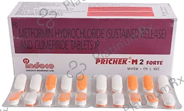 Prichek M Forte 2mg/1000mg Tablet