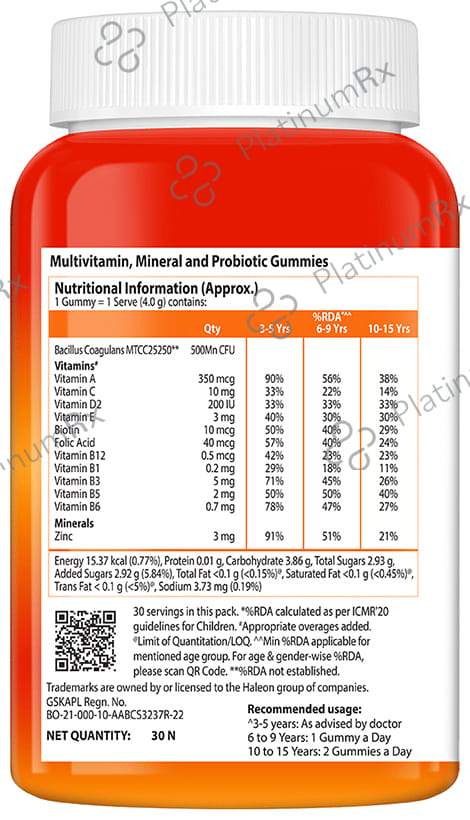 Centrum Kids Supports Multivitamin Gummy 30s