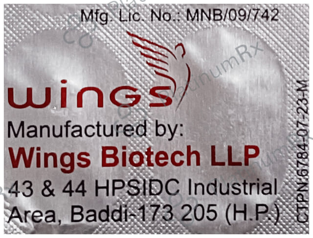 Winglip M 500mg/20mg Tablet
