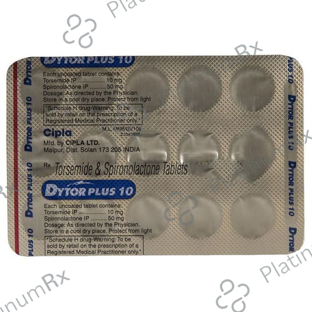 Dytor Plus 10/50mg Tablet 15s