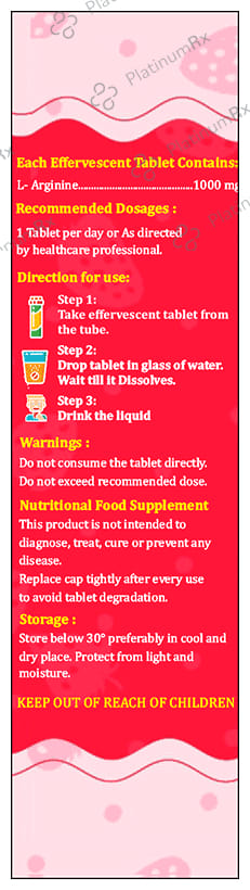 Projestin Fizz Effervescent Tablet Strawberry