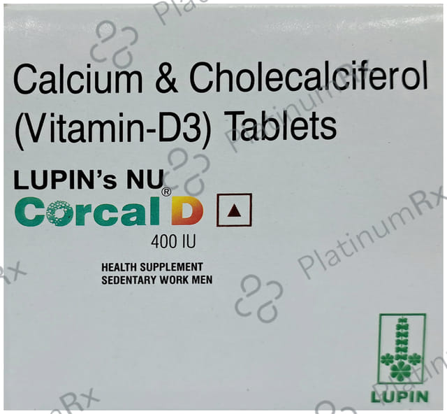 NU Corcal D 400IU Tablet 10s