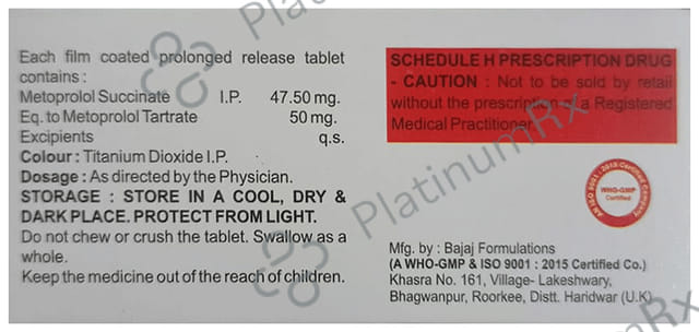 Metochas XL 50 Tablet