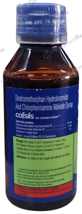 Cofsils DX 10/2mg Syrup 100ml