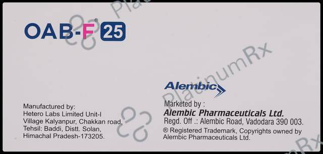 Oabf 25mg Tablet