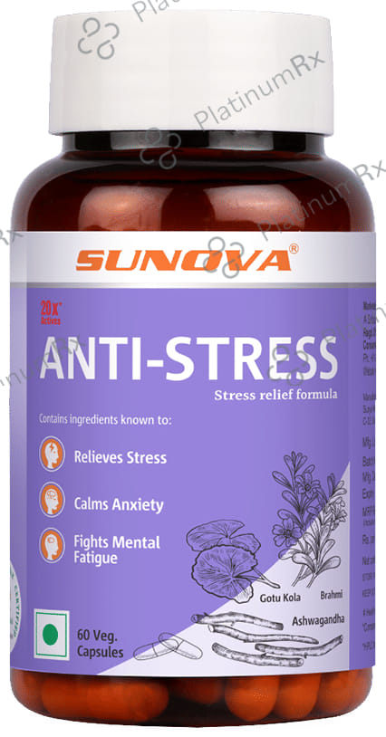 Sunova Anti-Stress Veg Capsule
