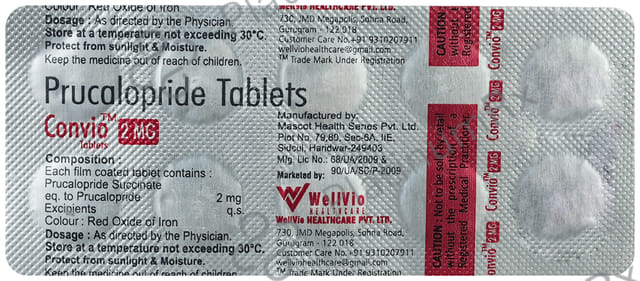 Convio 2mg Tablet 10s
