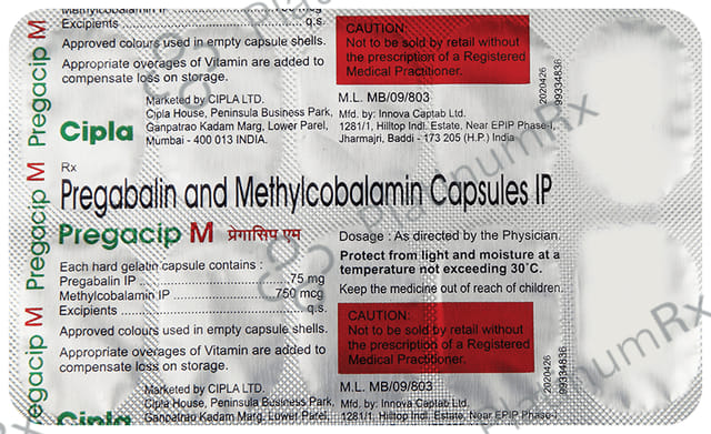 Pregacip M Capsule 10s