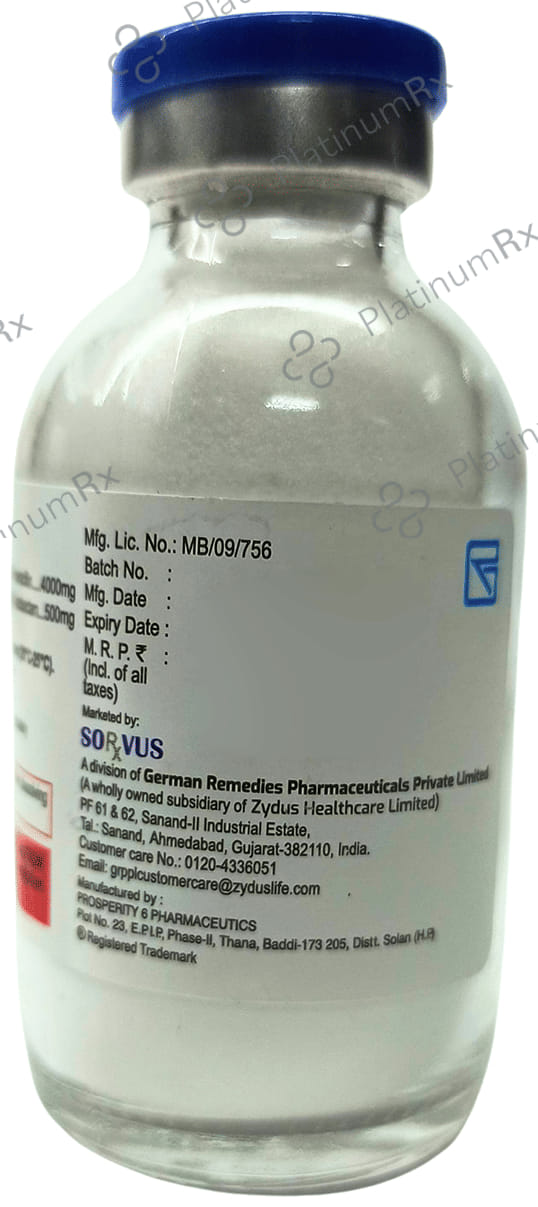 Tazodac 4.5 4000/500mg Injection 1s