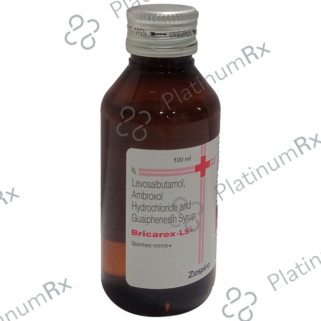Bricarex LS Plus 30/50/1mg Syrup 100ml