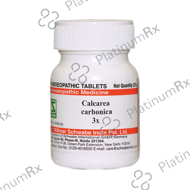 Dr Willmar Schwabe India Calcarea Carbonicum Trituration Tablet 3X