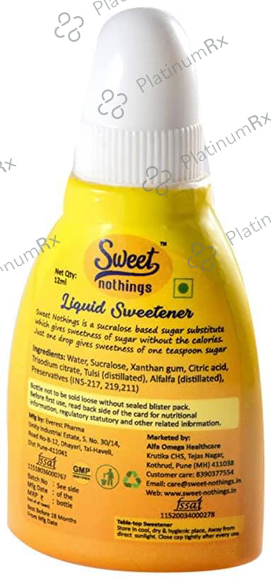 Sweet Nothings Liquid Sweetener
