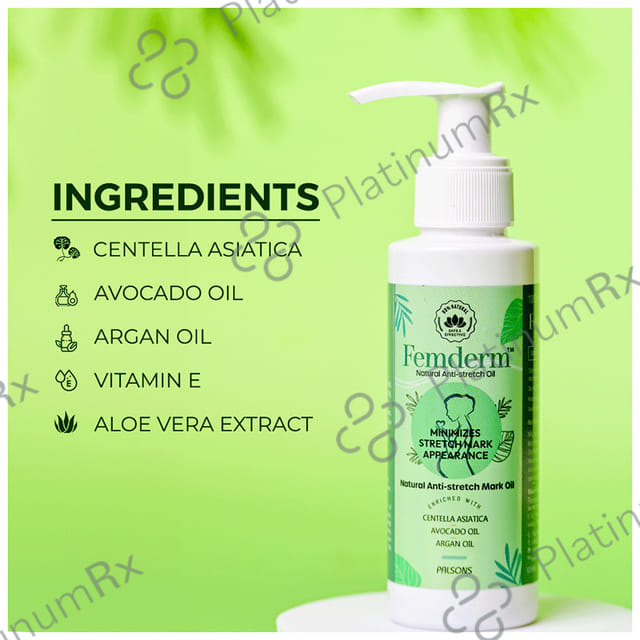 Femderm Natural Anti Stretch Oil 100ml