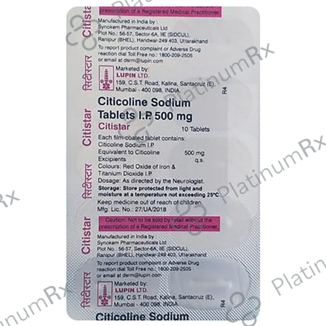 Citistar 500mg Tablet 10s