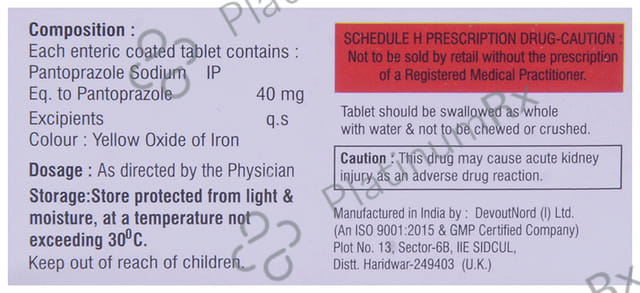 Gacid 40mg Tablet 10s