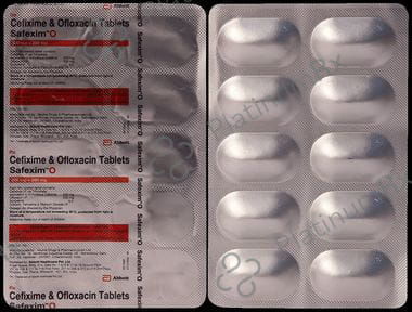 Safexim O 200/200mg Tablet 10s