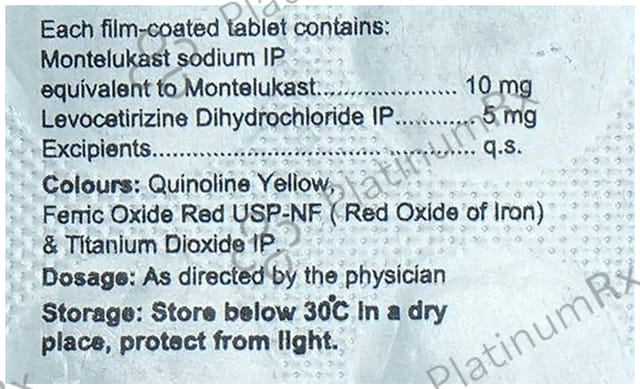 Delcon LM 5/10mg Tablet 10s