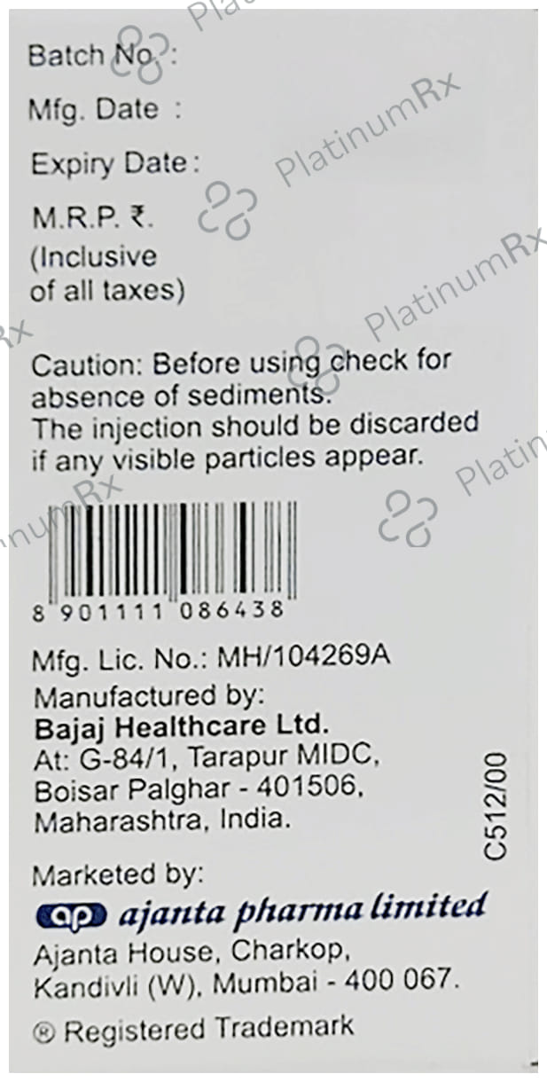 Fumac 500mg Injection 10ml
