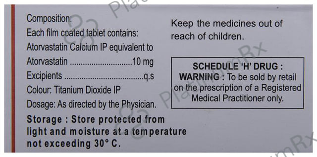 Atorsave 10mg Tablet 15s