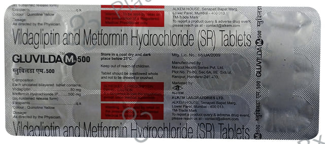 Gluvilda M+ 500/50mg Tablet SR 15s