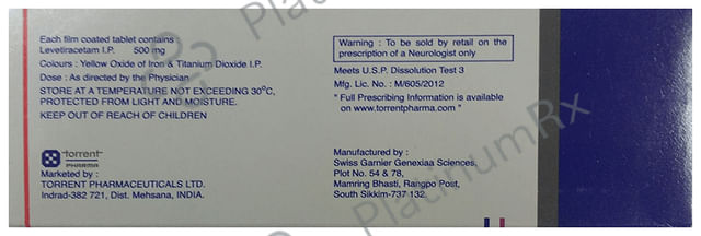 Torleva 500mg Tablet 10s